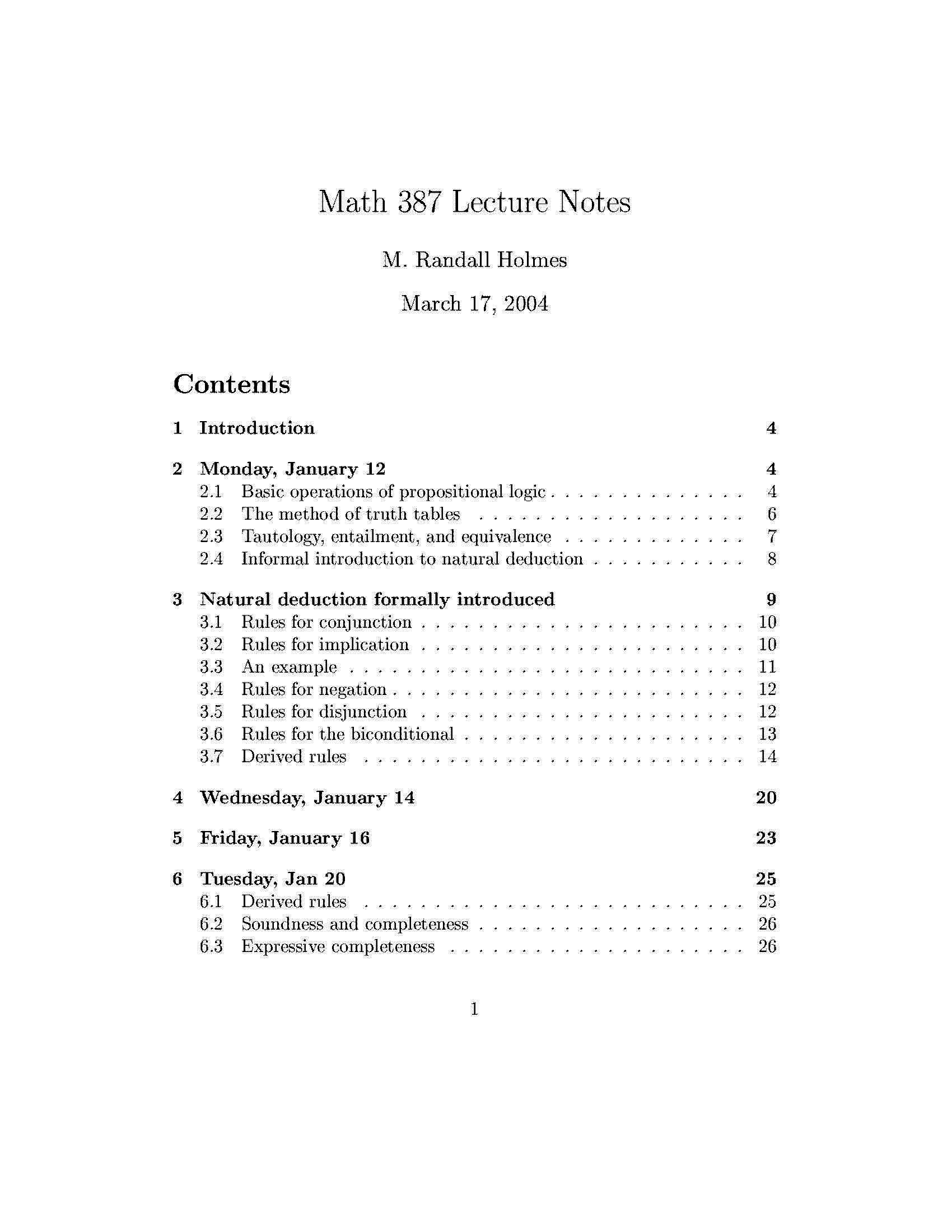Discrete and Foundational Mathematics