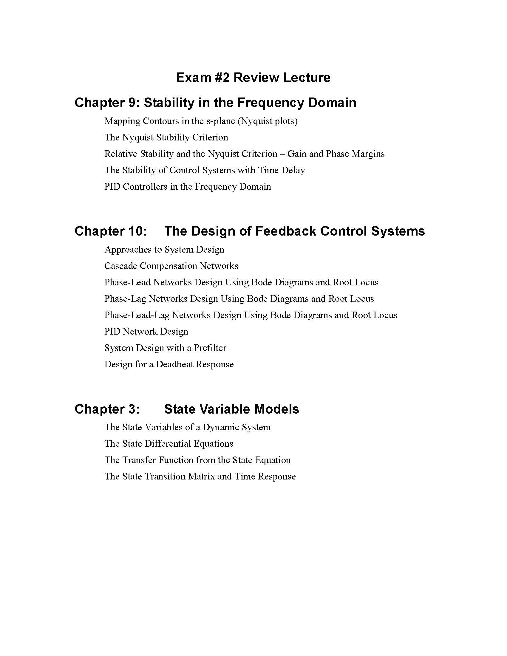 Feedback Systems