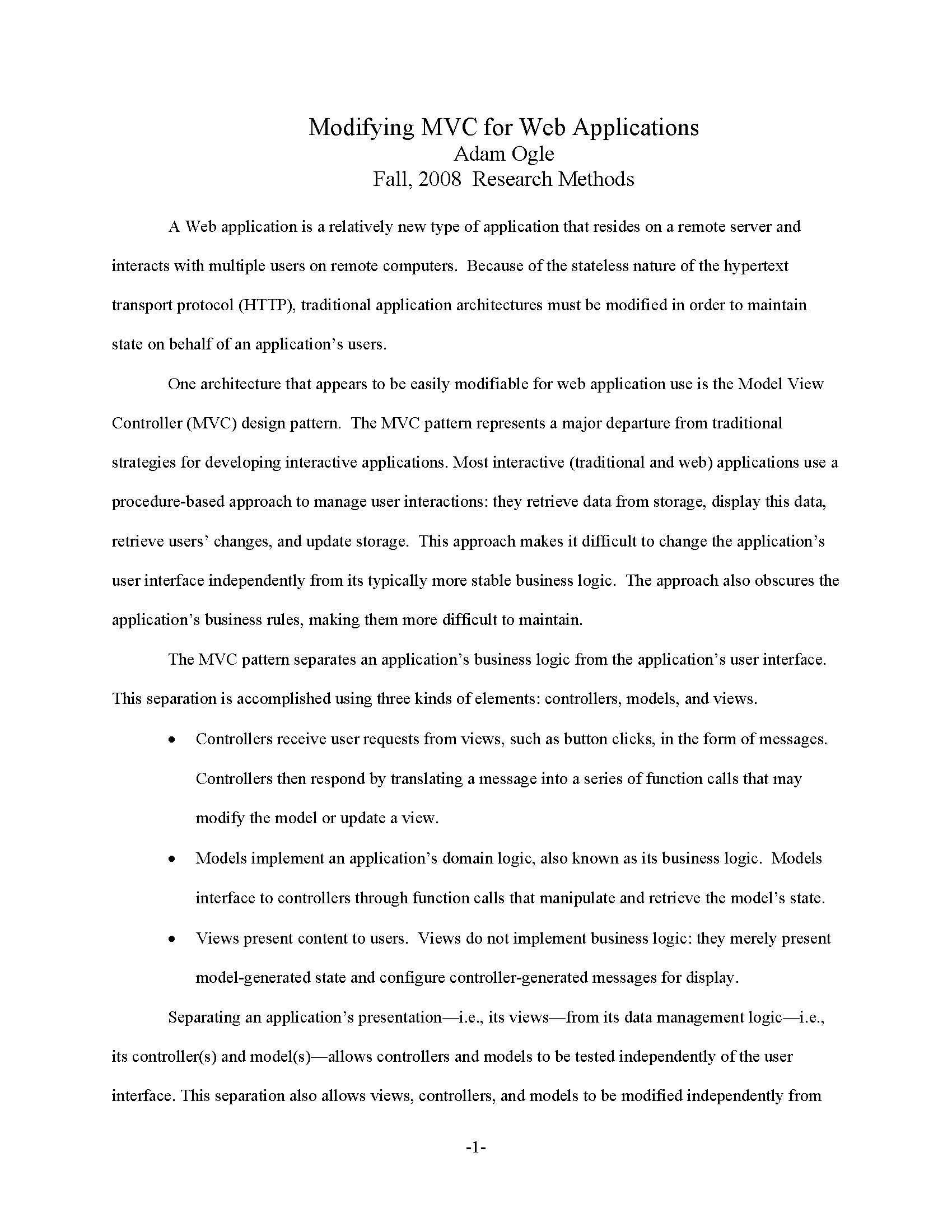 Software Engineering II