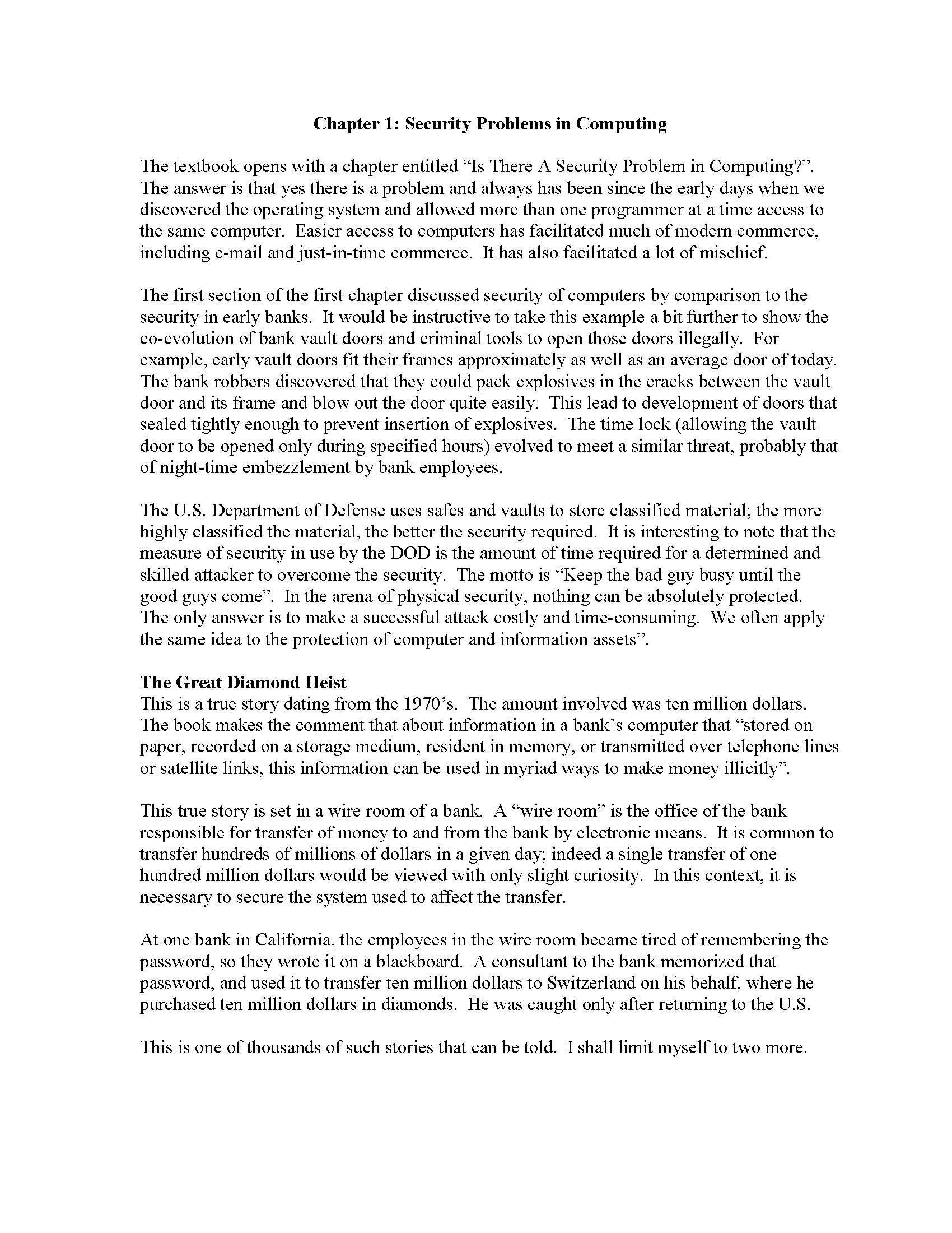 Info Systems Assurance