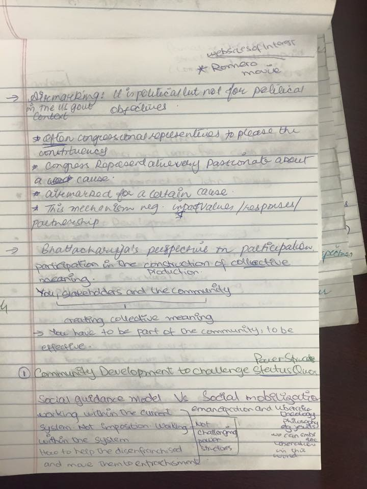 Class notes week 3 and 4