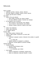 Minerals Lecture 10/2