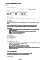 Stats 111 Lecture & Reading Notes Week 1