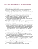 Microeconomics I Week 1 Notes