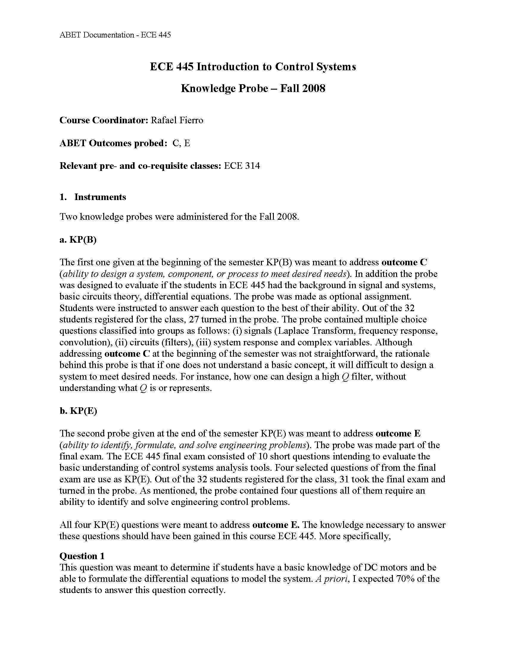 Introduction to Control Systems