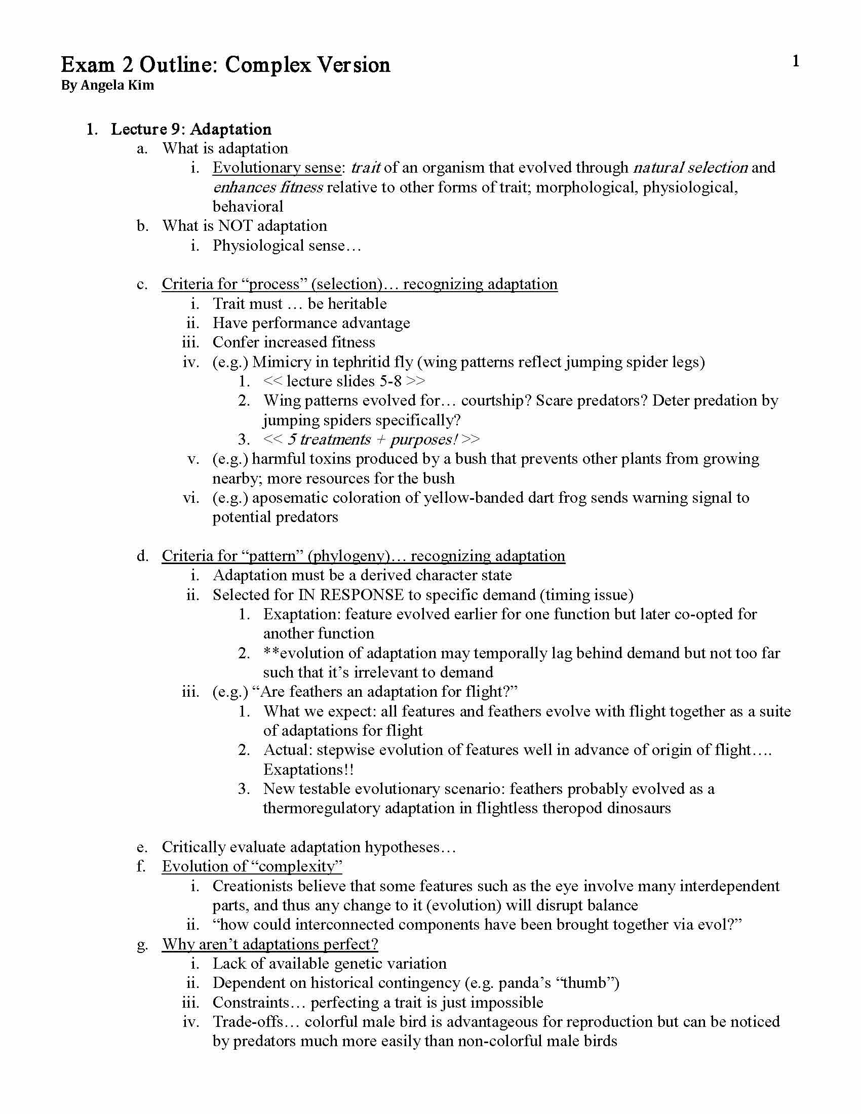 EVOL AND SYSTEMATICS