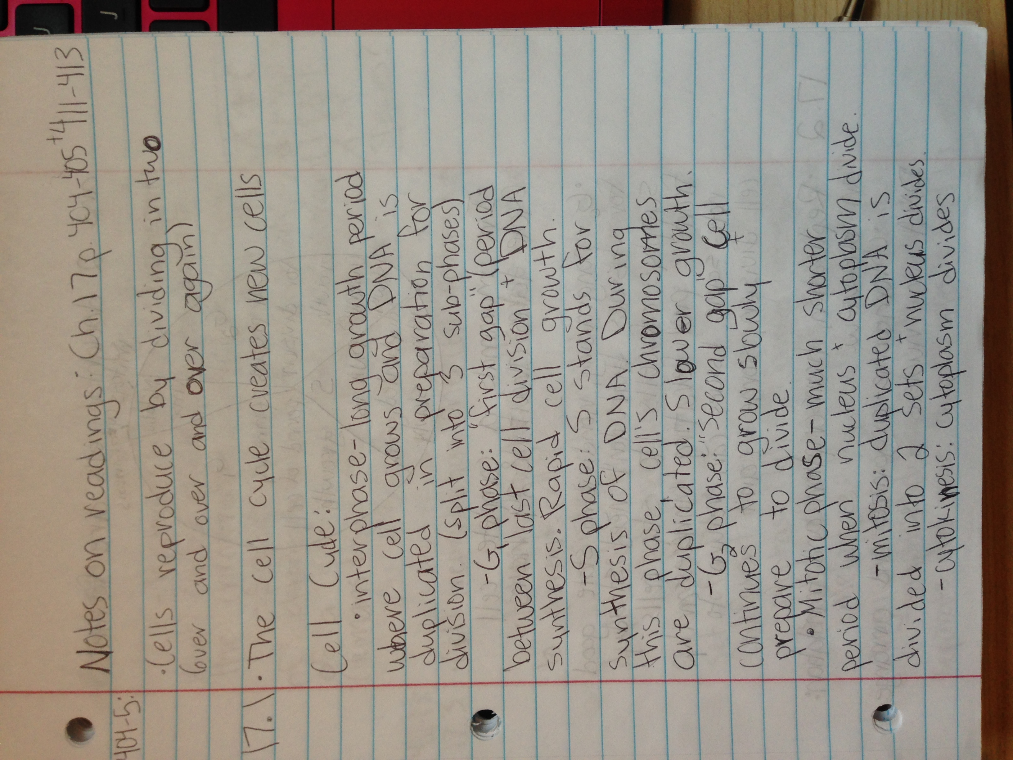 Reading Notes Week of 9/14-9/18