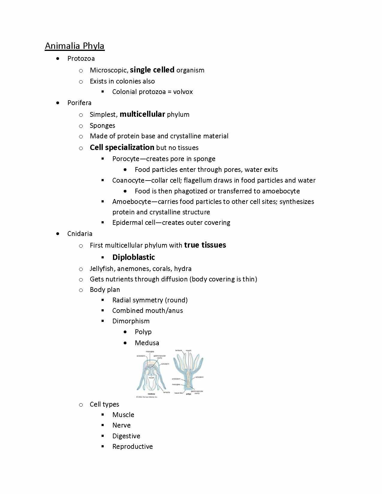 Introductory Zoology Laboratory