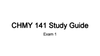 Study Guide+ Notes for Exam 1