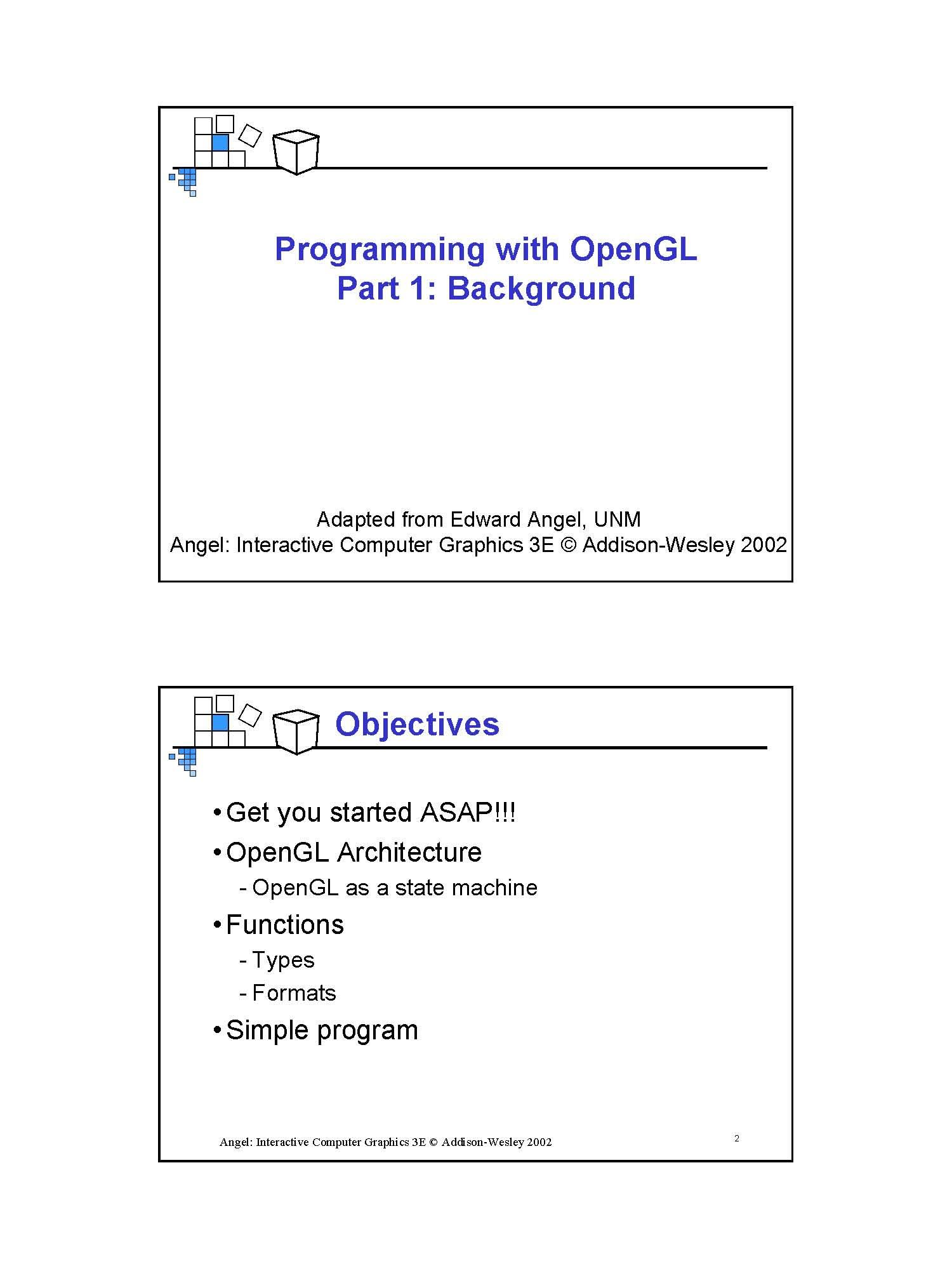 INTRODUCTION TO COMPUTER GRAPHICS