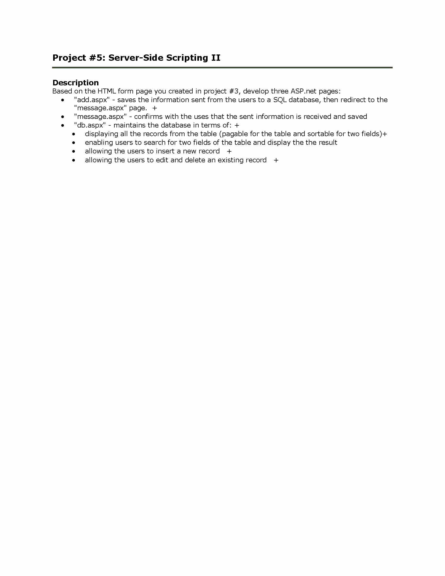 InteractiveWebDevelopment