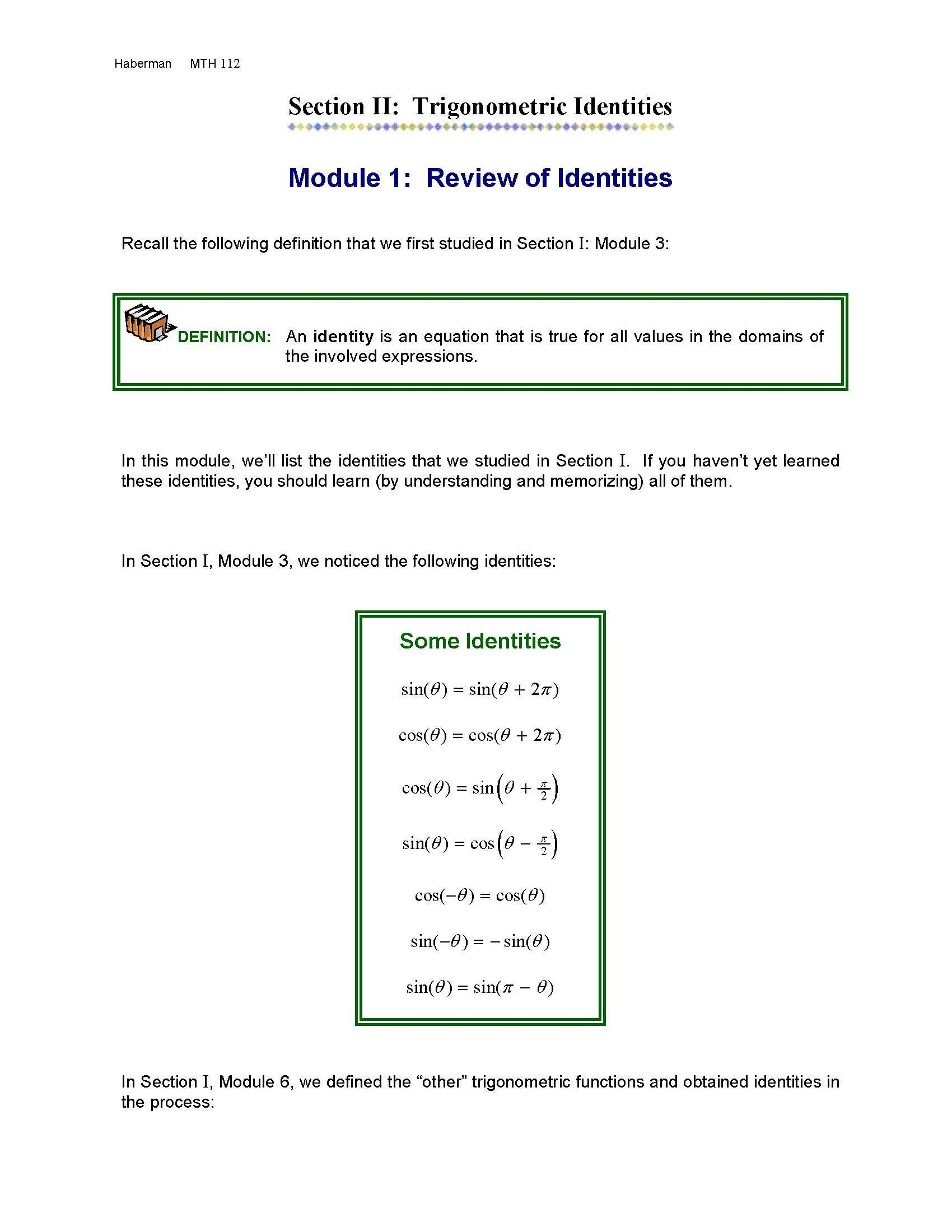 Elementary Functions