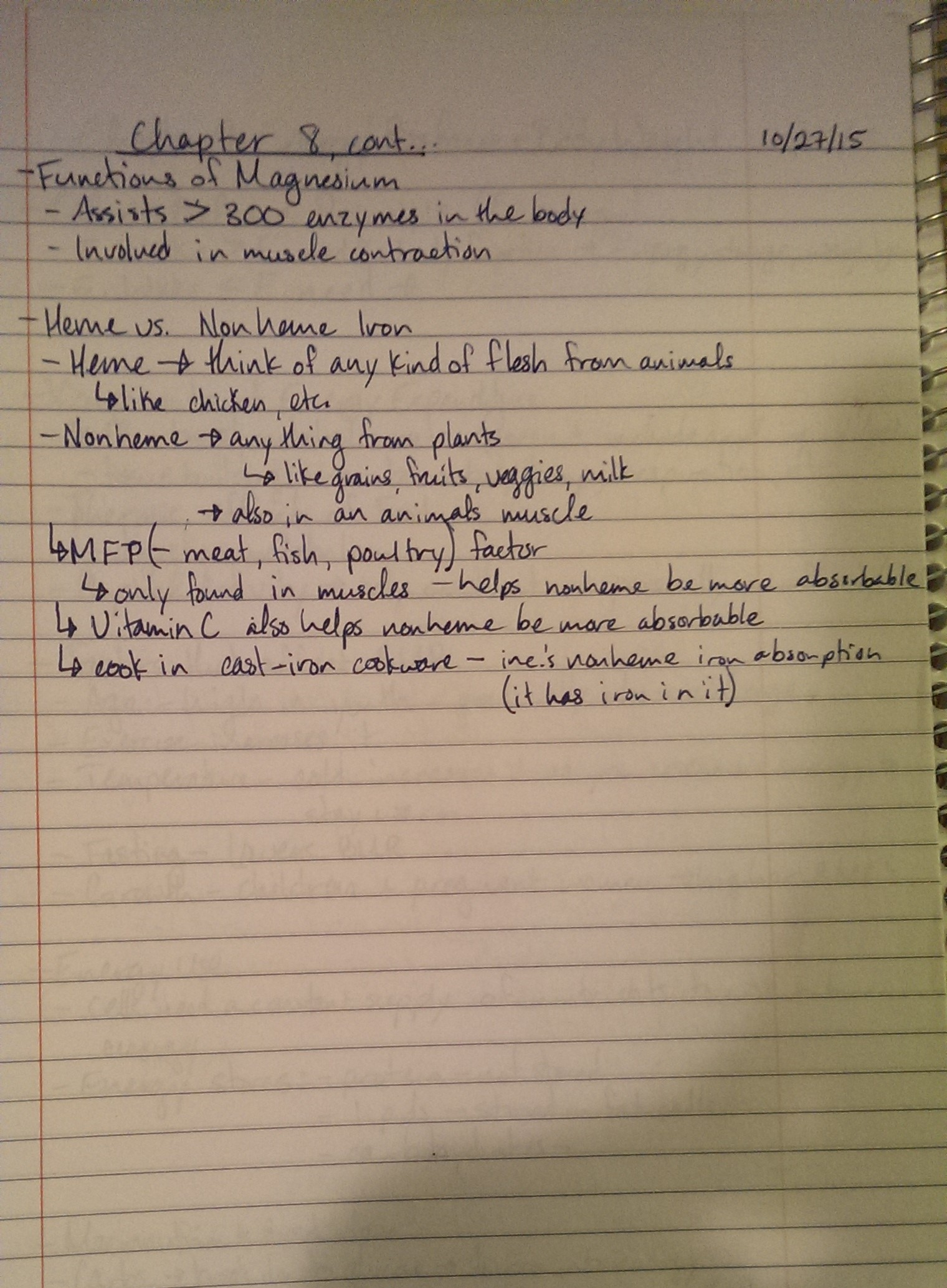 Notes: Oct 27 & Oct 29