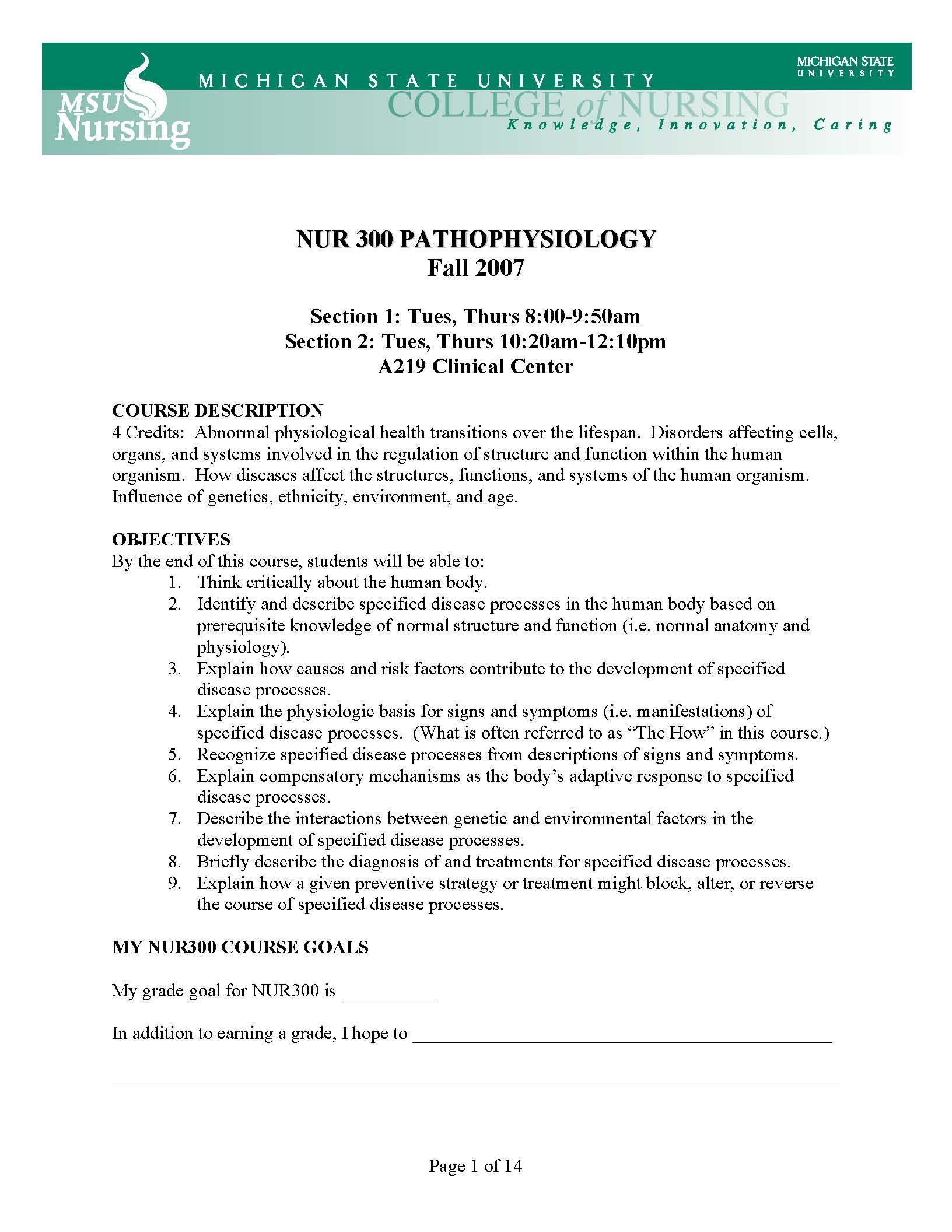 Pathophysiology