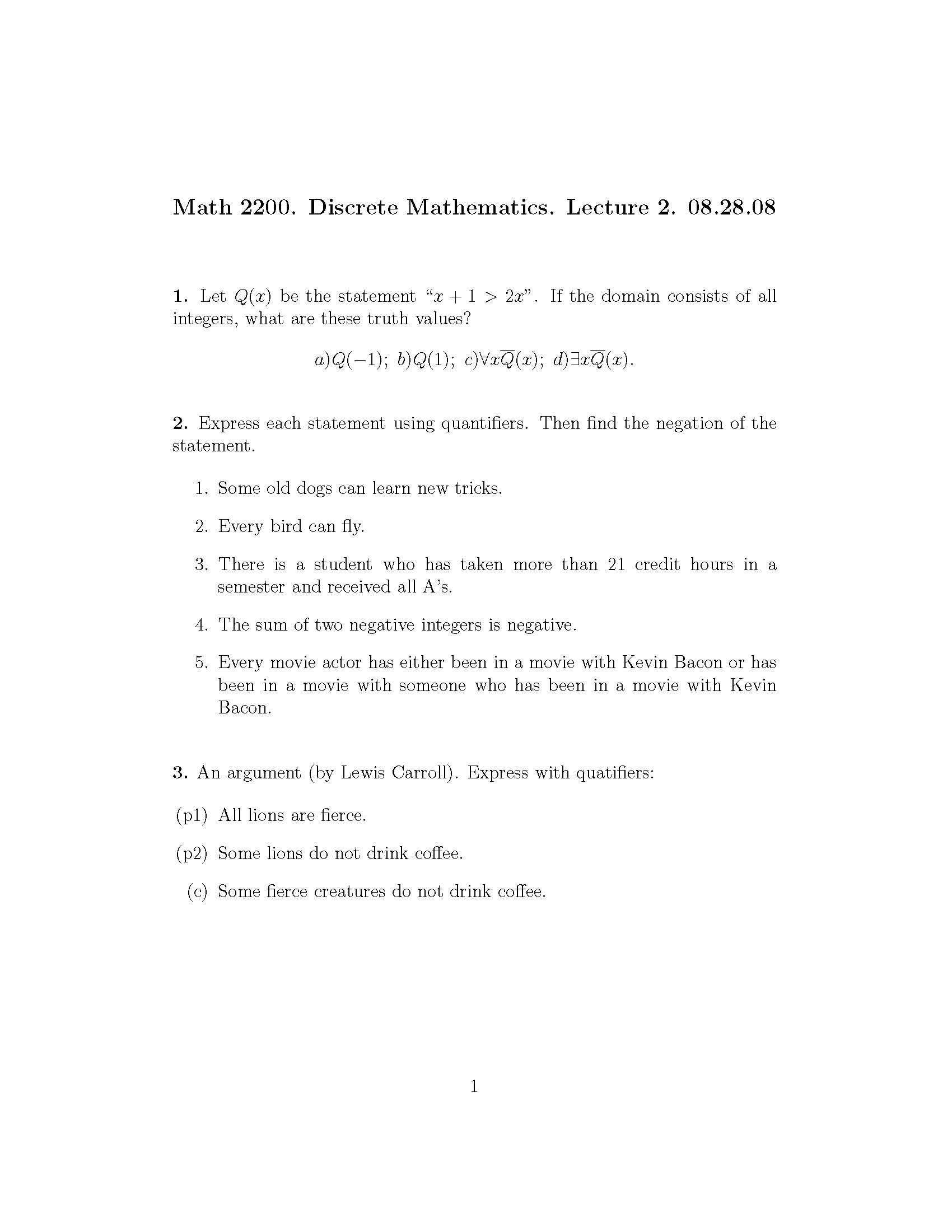 Discrete Mathematics