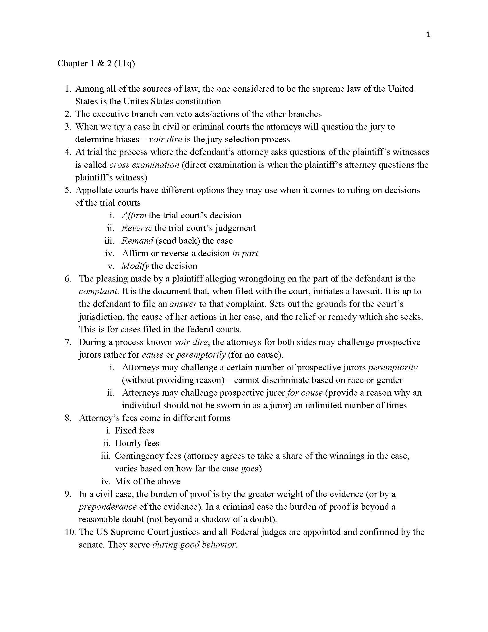 LEGAL ENVIRON OF BUS