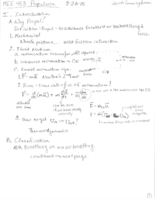 MEE 453 Propulsion Notes: August 26th and 28th