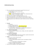 ENTOM 102 Week 13 Notes