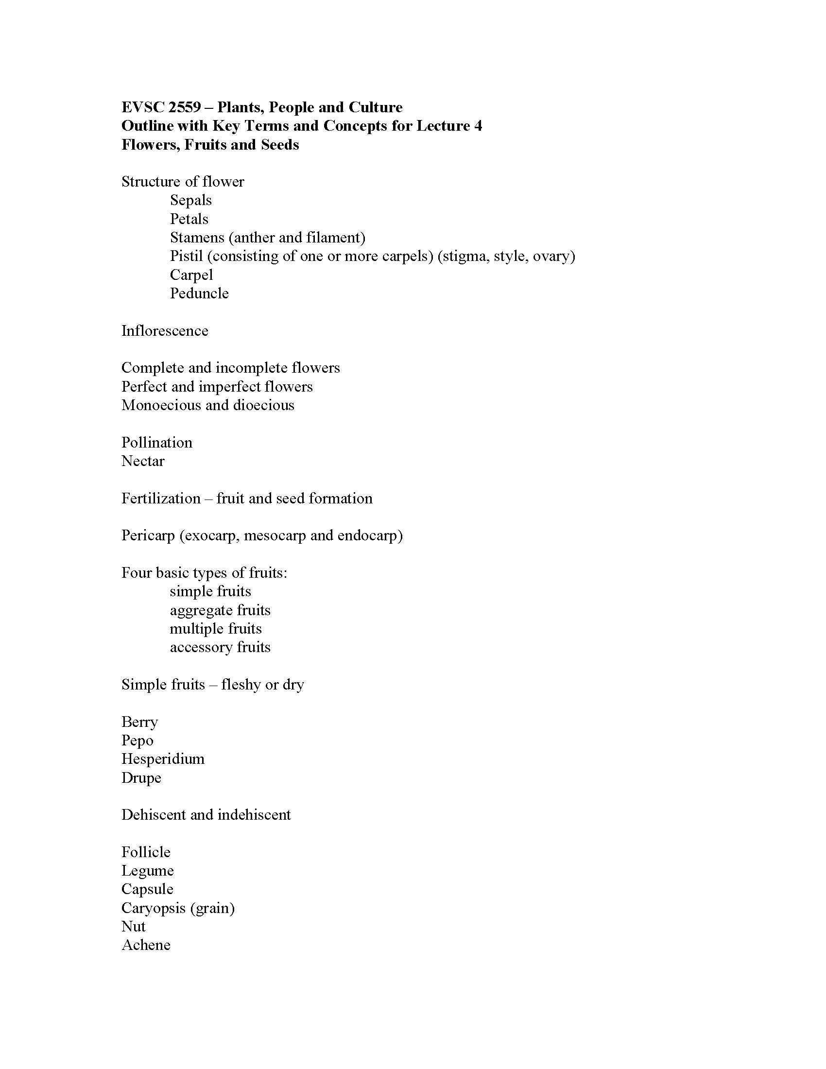 New Course in Environmental Science