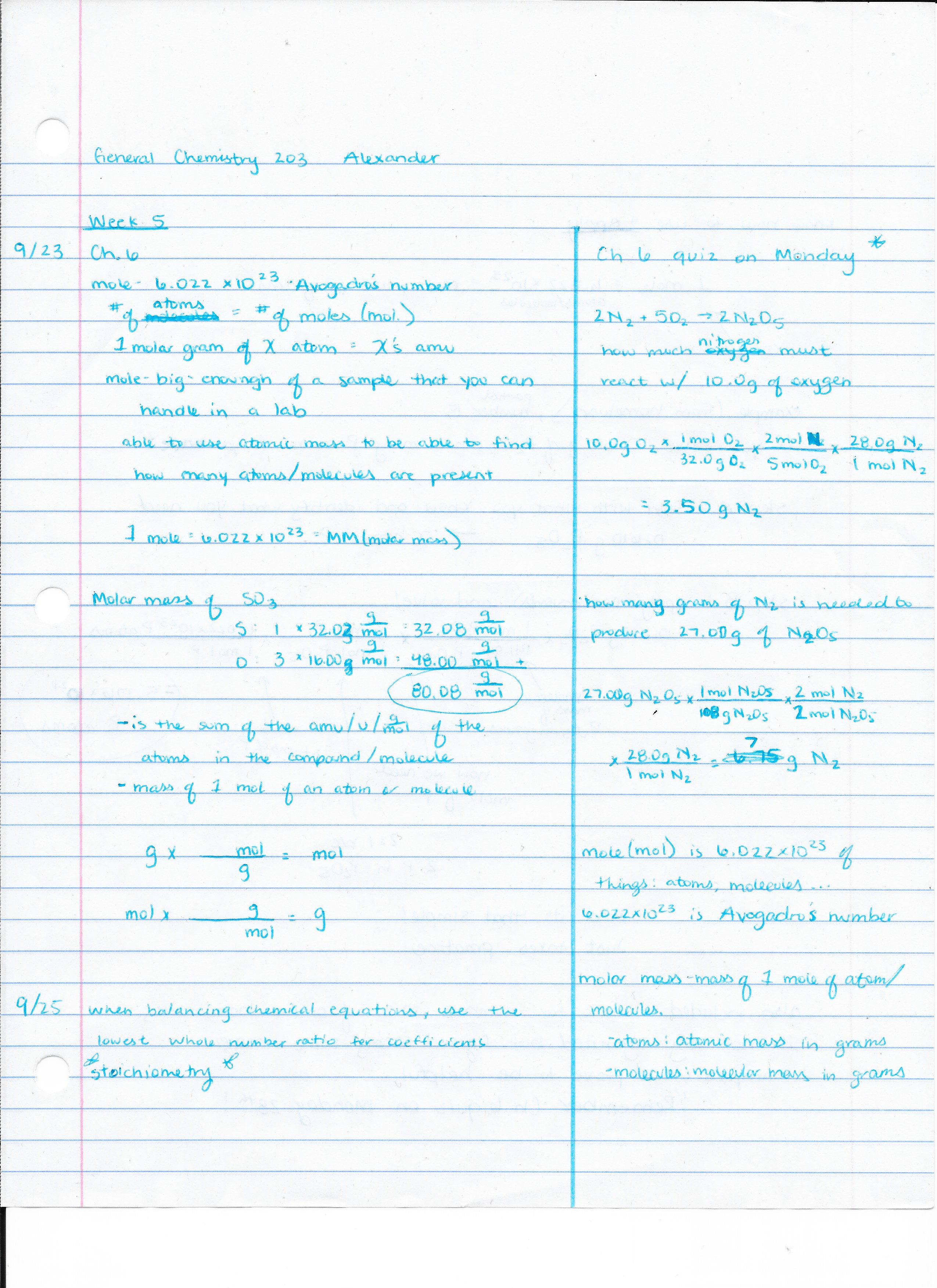 General Chem 203 week 5 (chapter 6) notes