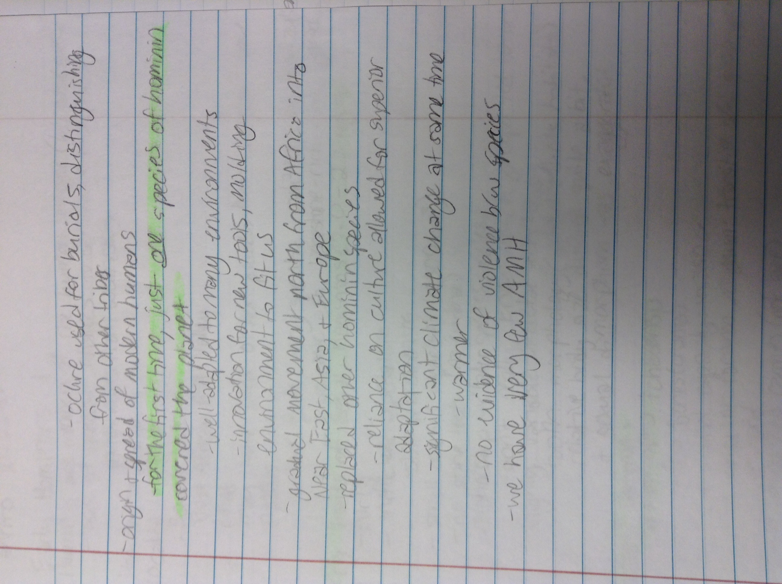 Anthropology 10/26-10/30