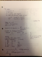 Chem 30B Week 6 Notes