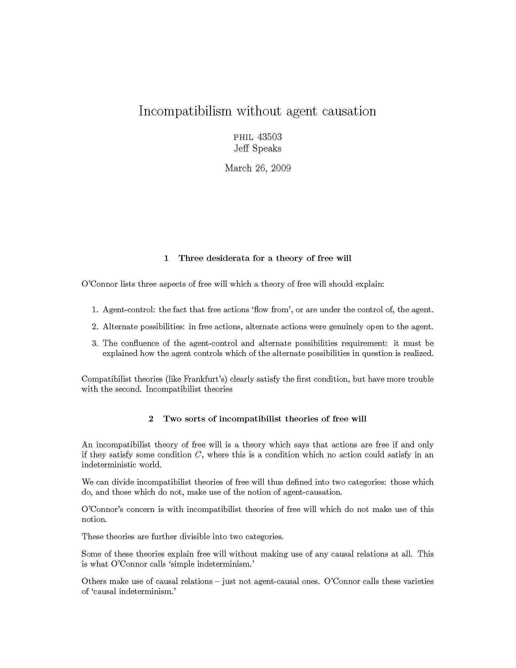 Philosophy of Action