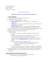 General Biology 1305 Week 11