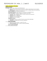 Notes - Week of 3/16