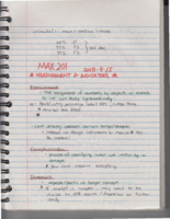 MAX 201 Week 3 Notes