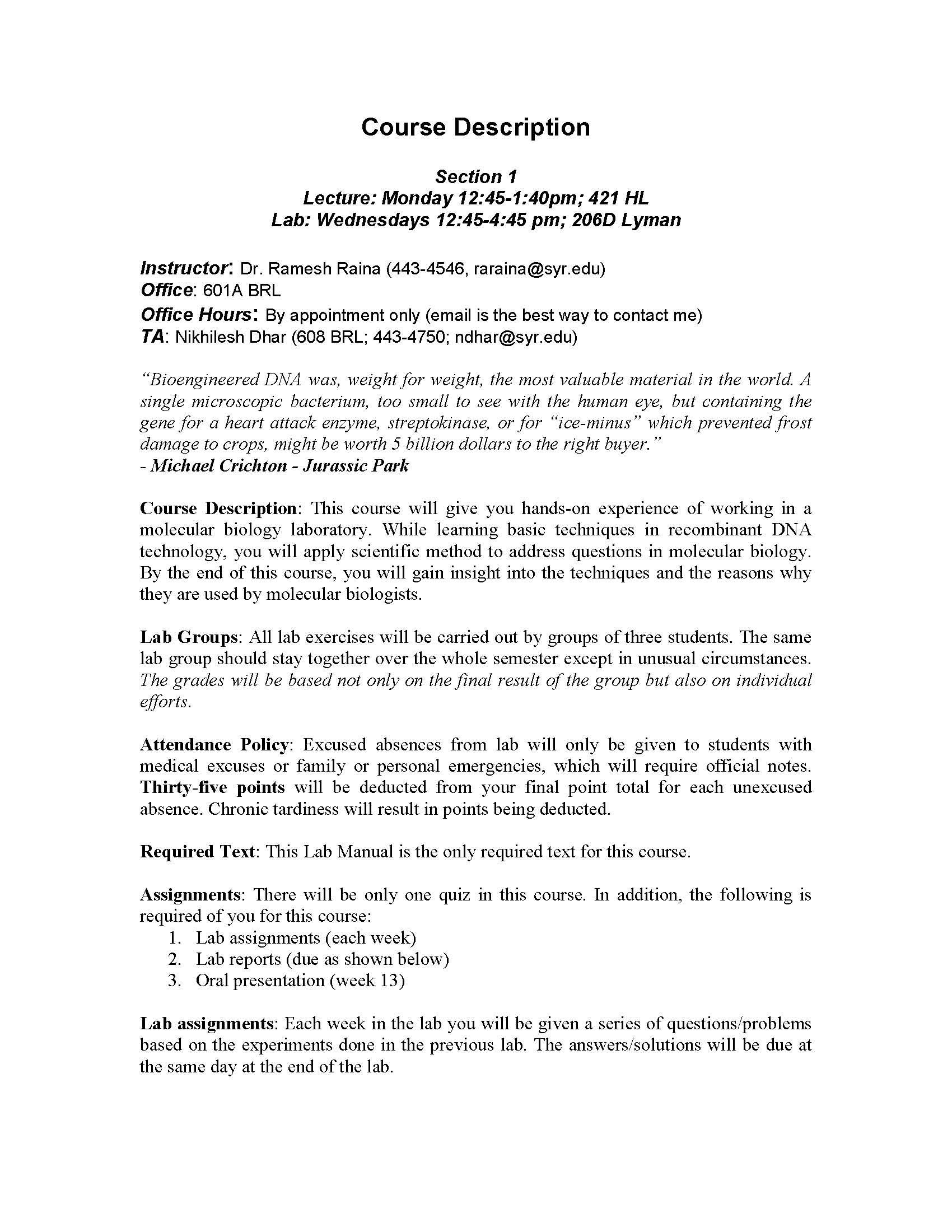 Molecular Biology Laboratory