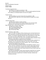 Lecture Notes January 6th