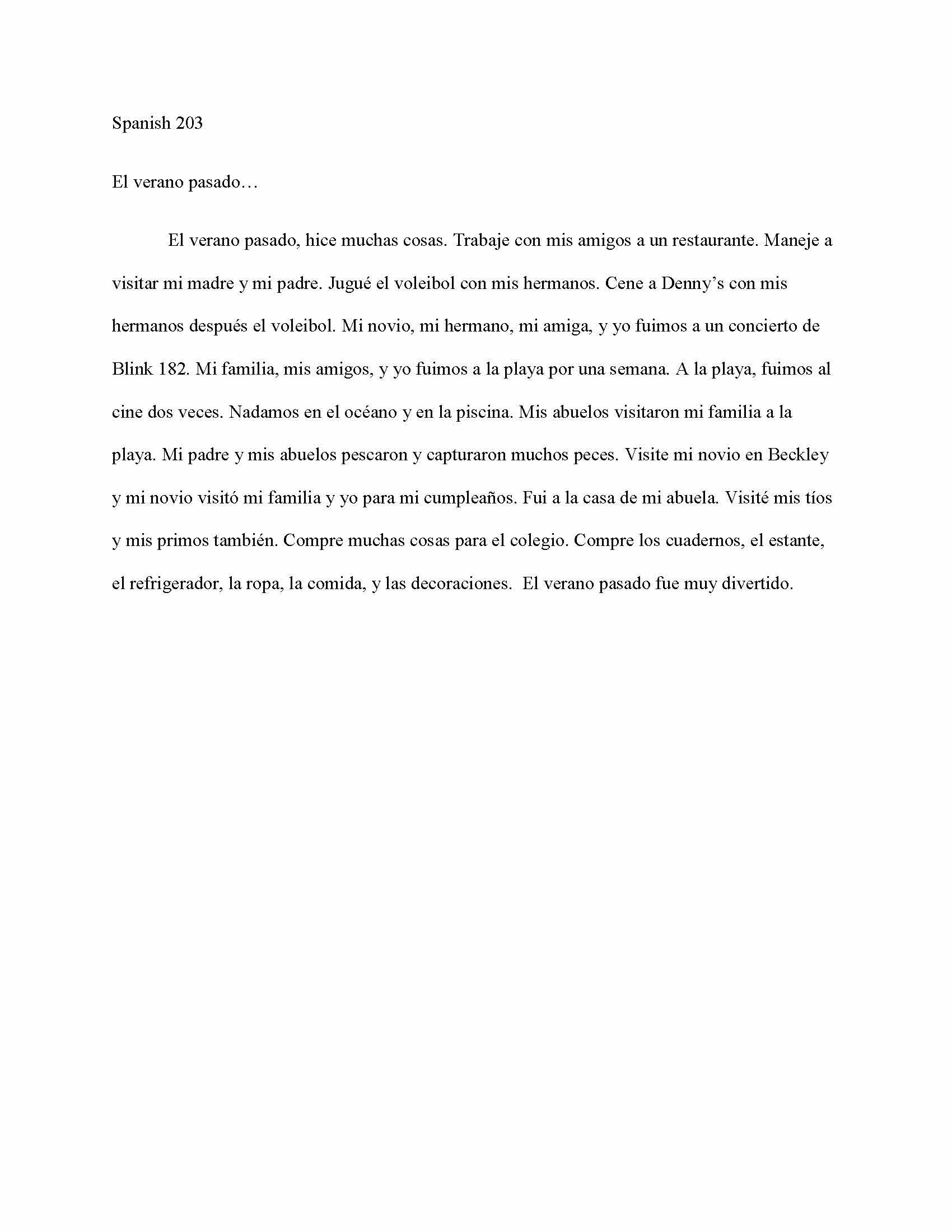 Intermediate Spanish III