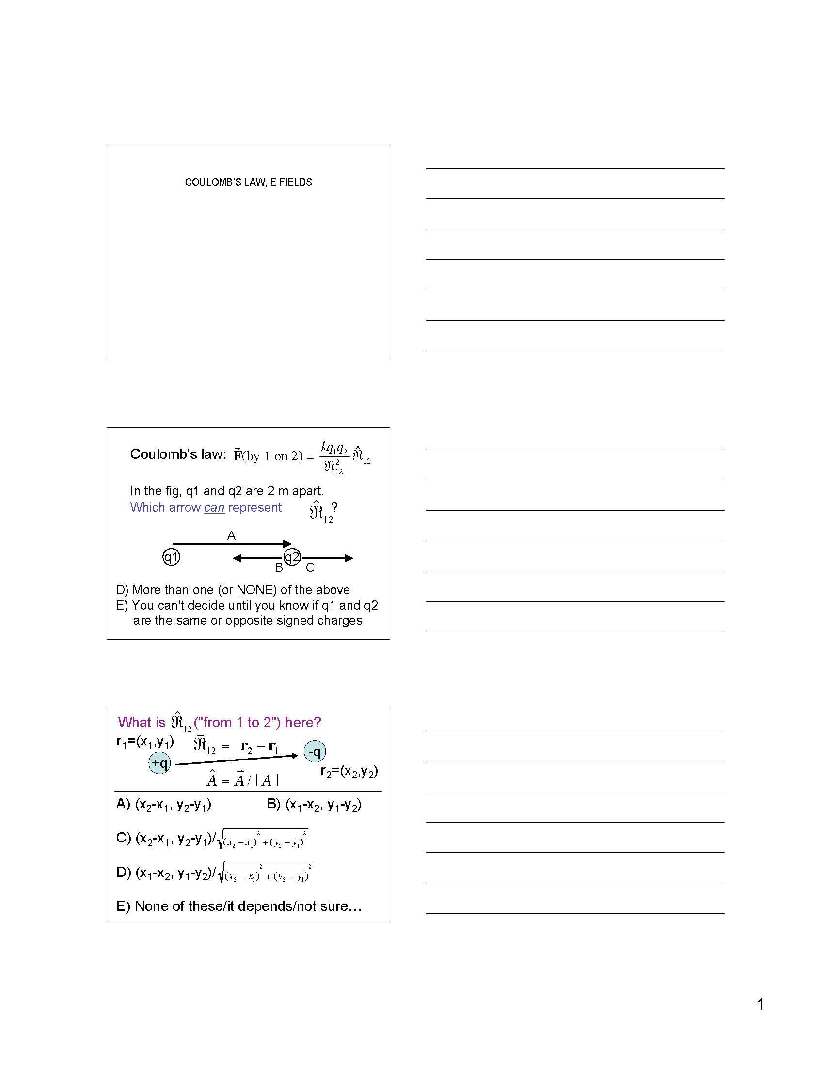 Principles of Electricity and Magnetism 1