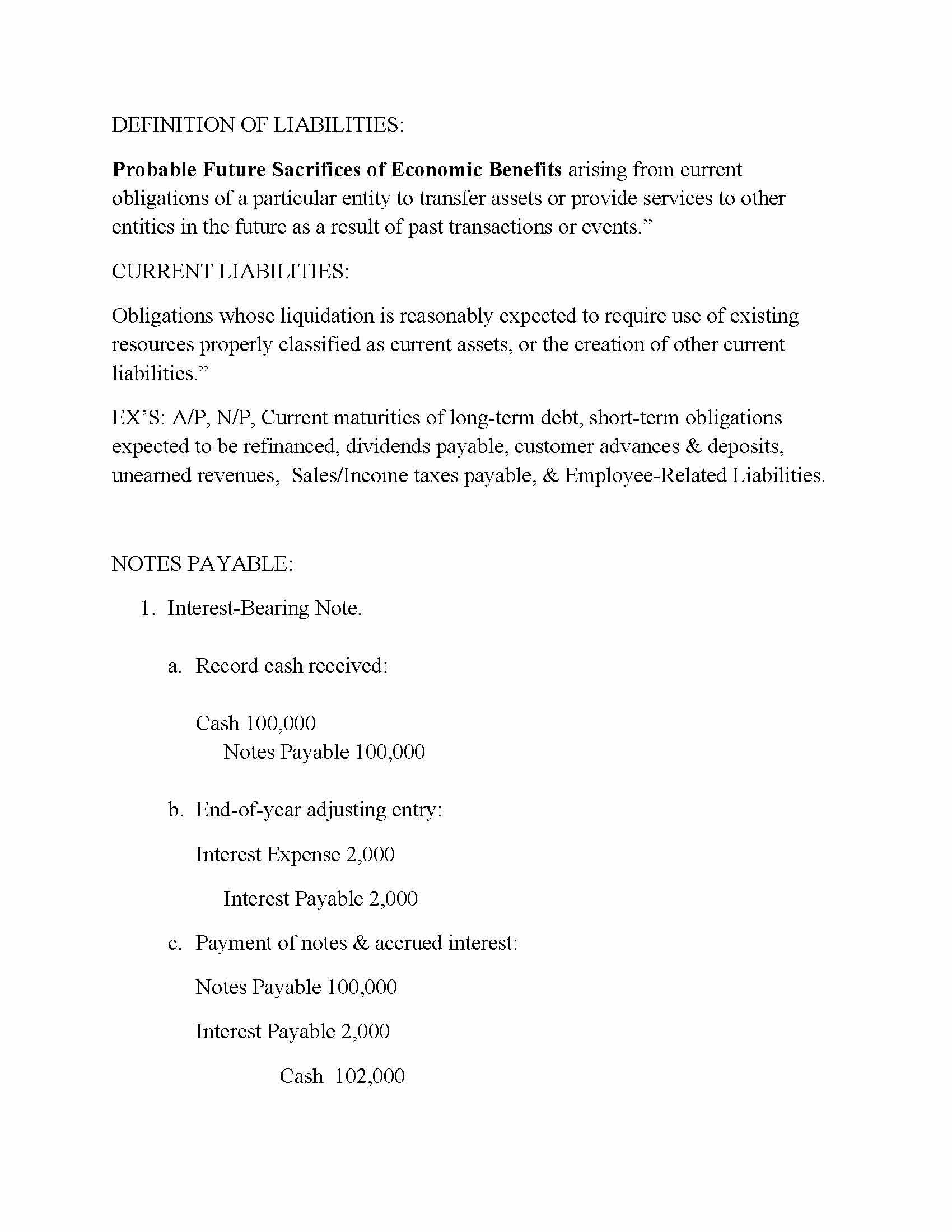 INTERMEDIATE ACCOUNTING II