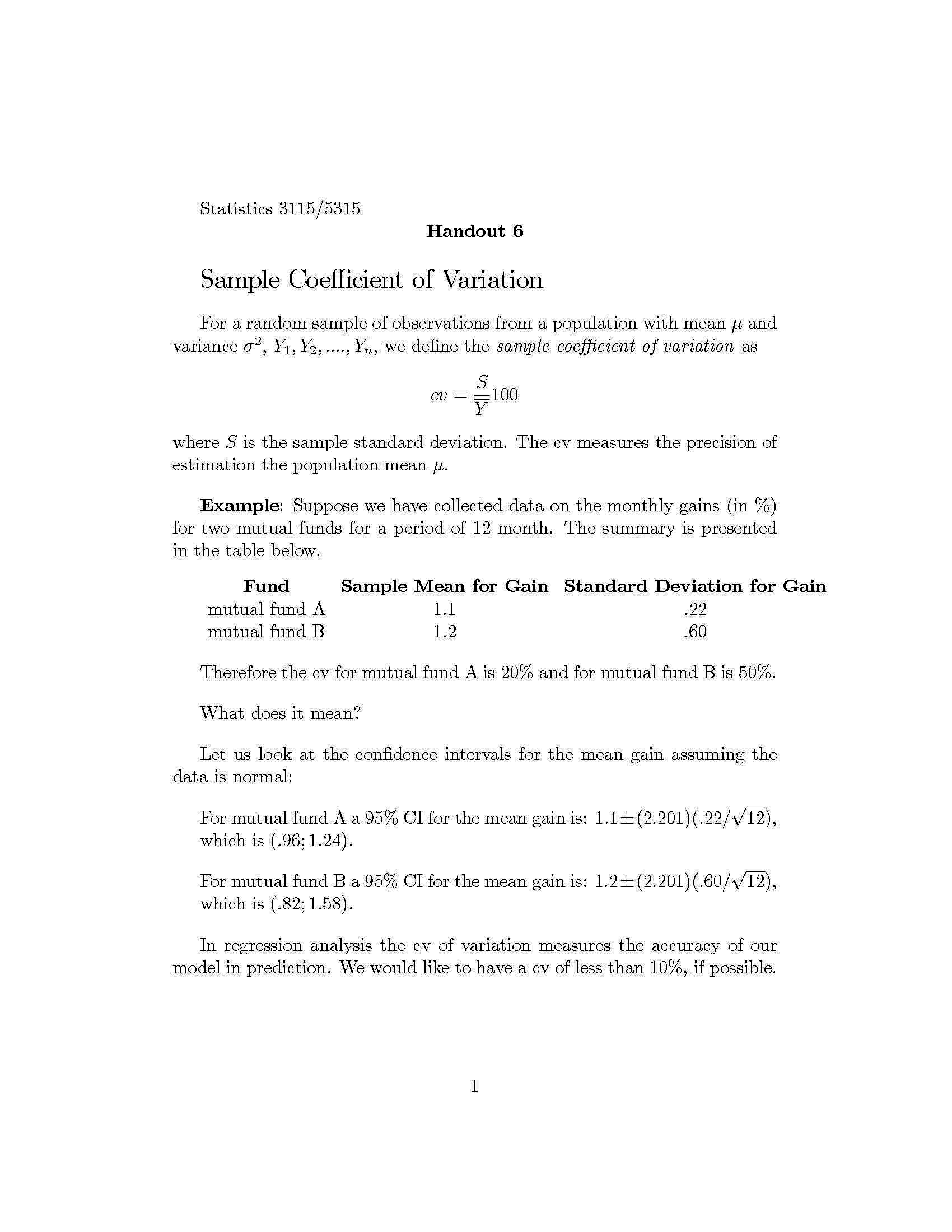 Analysis of Experiments