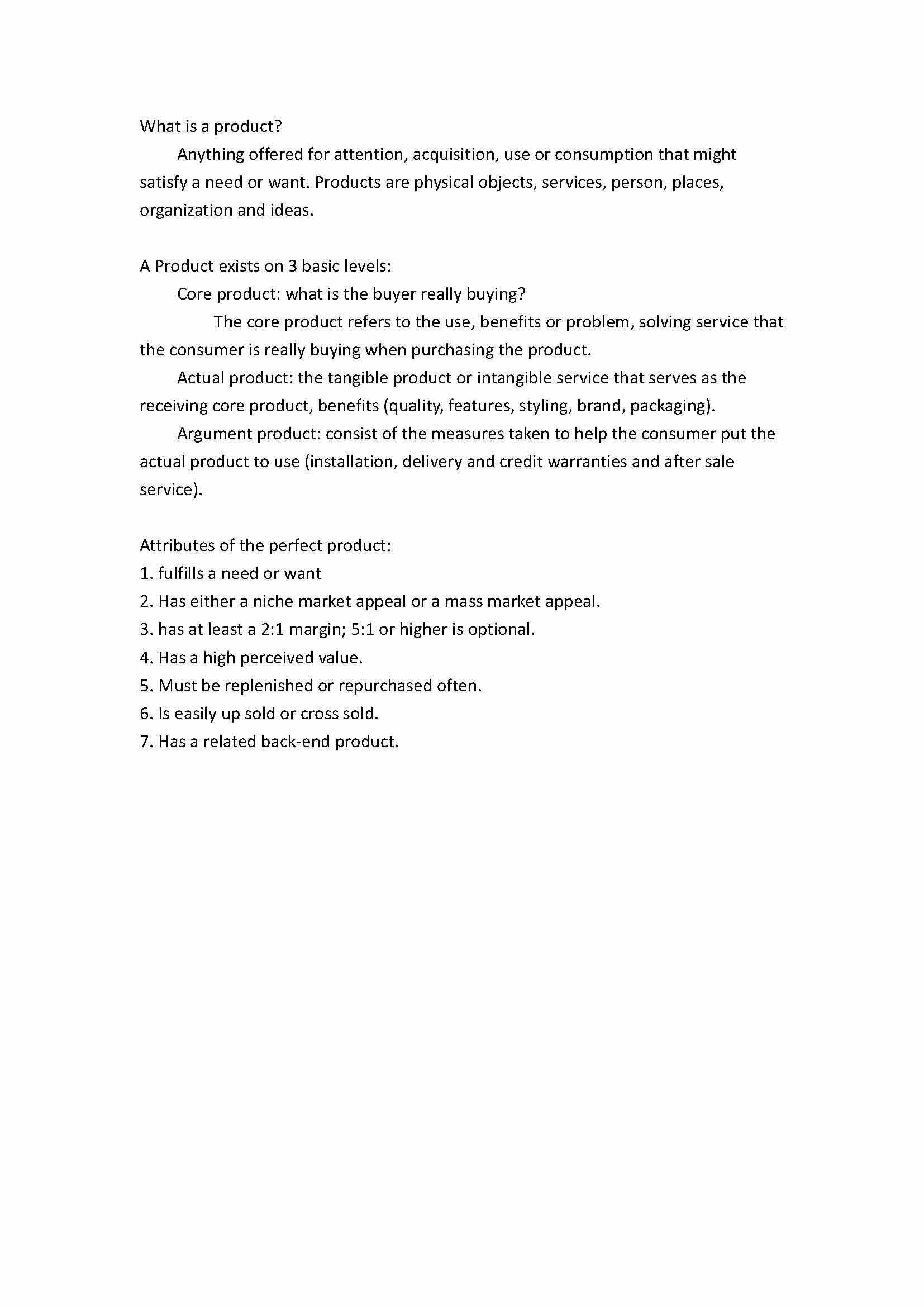 Principles of Marketing Management