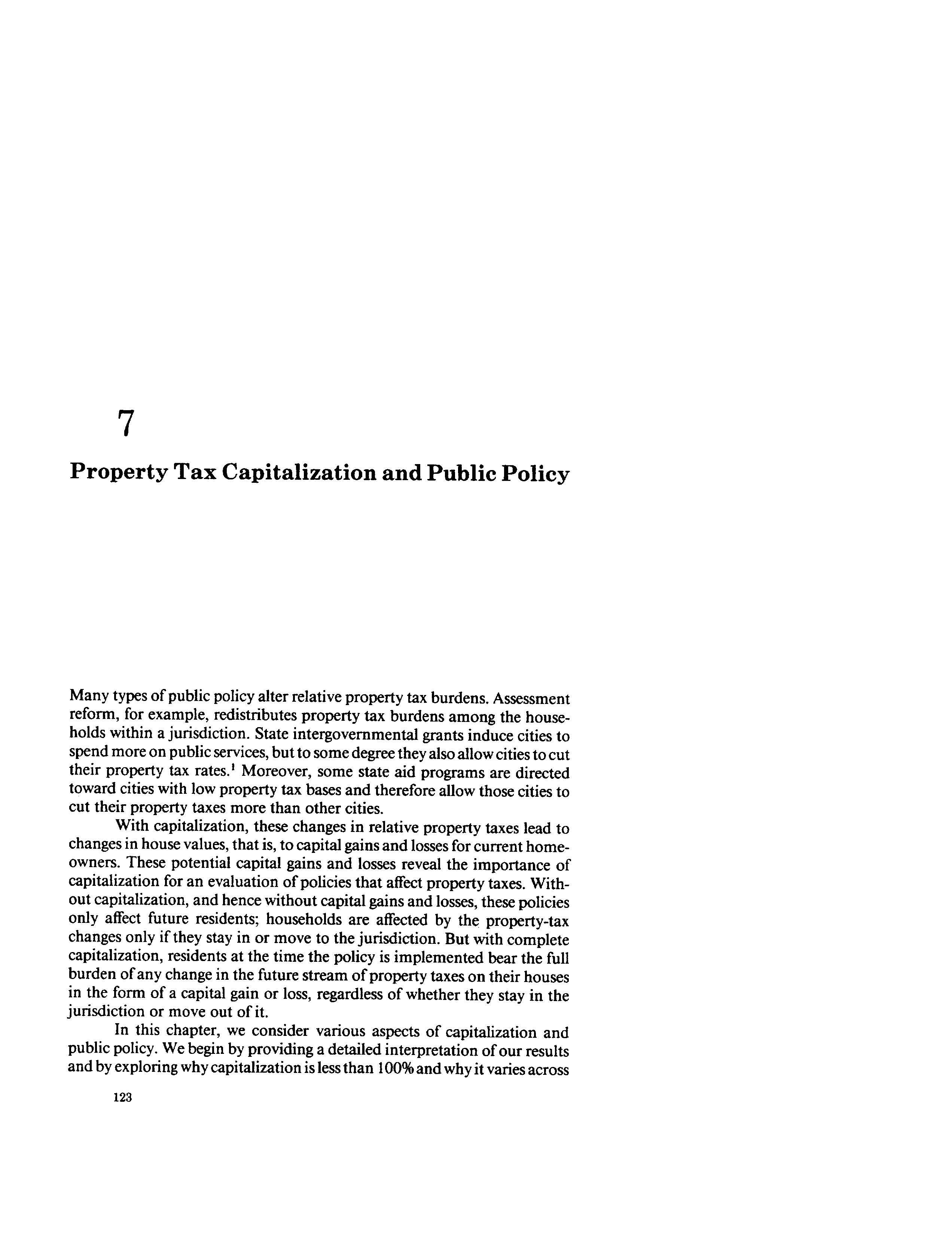 Advanced Seminar Policy and Administration