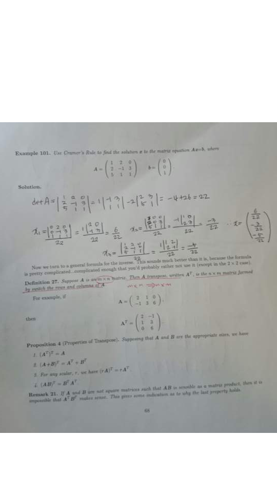 Differential Equation and Linear Algebra 