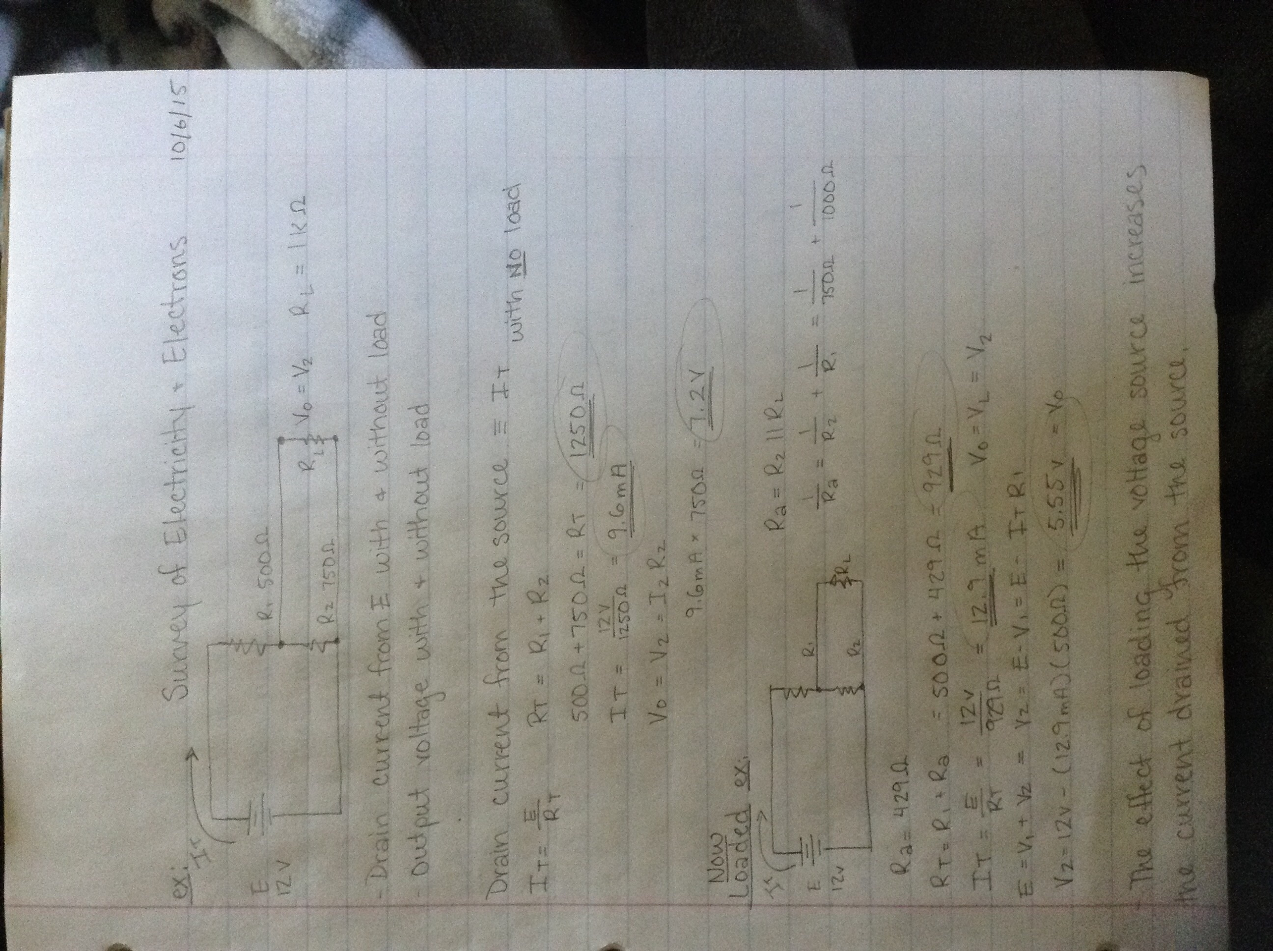 Week 6 Notes 10-8-15