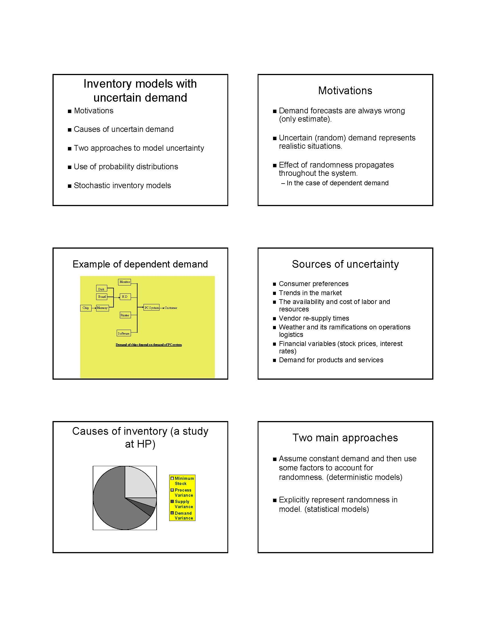 Production System Design and Control