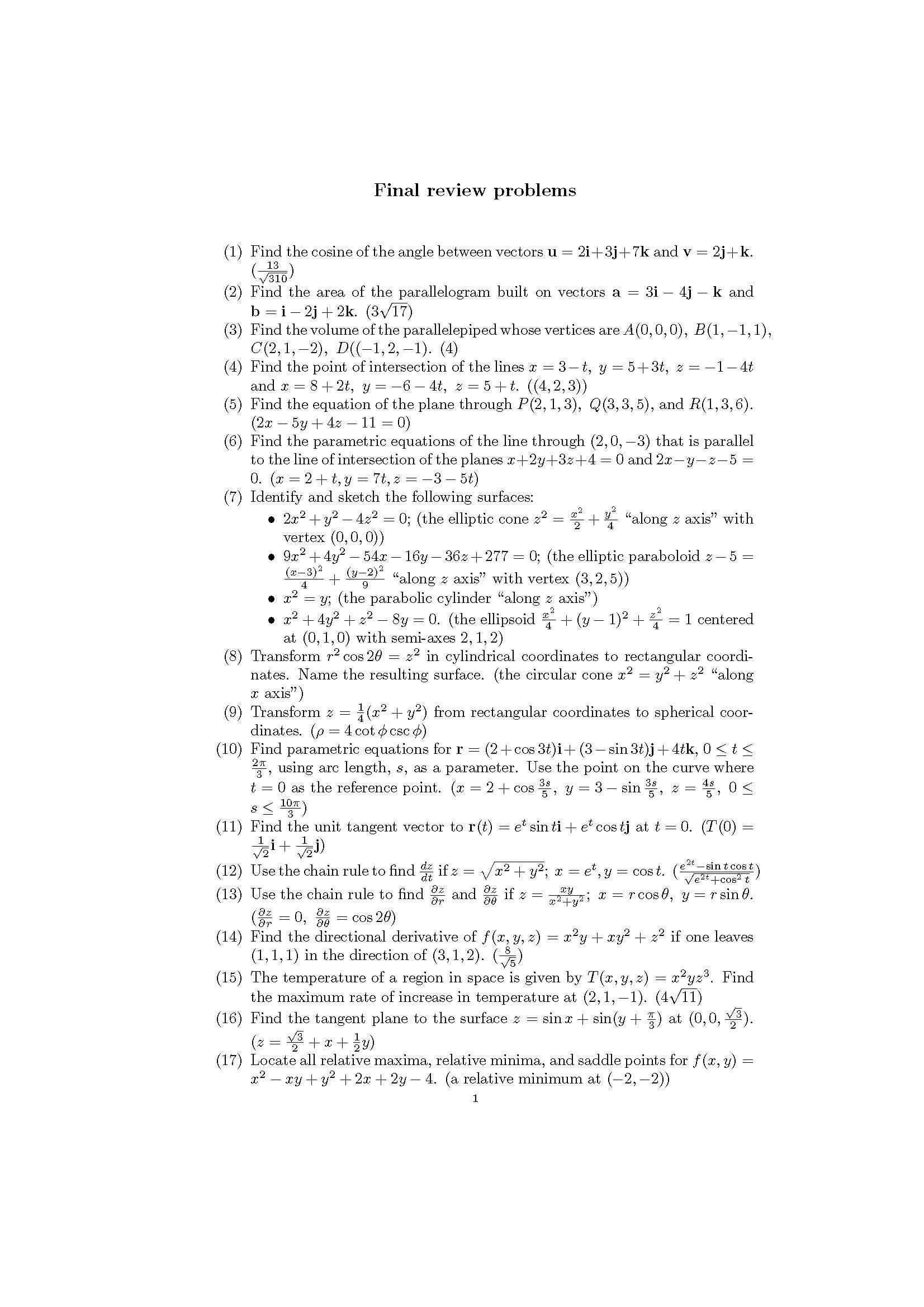 MultivariateCalculus