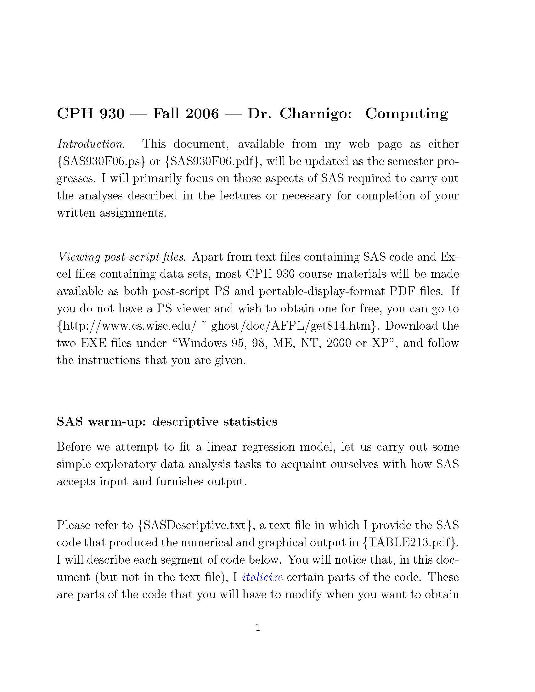 ADV BIOSTATS METHODS IN PUBLIC HEALTH