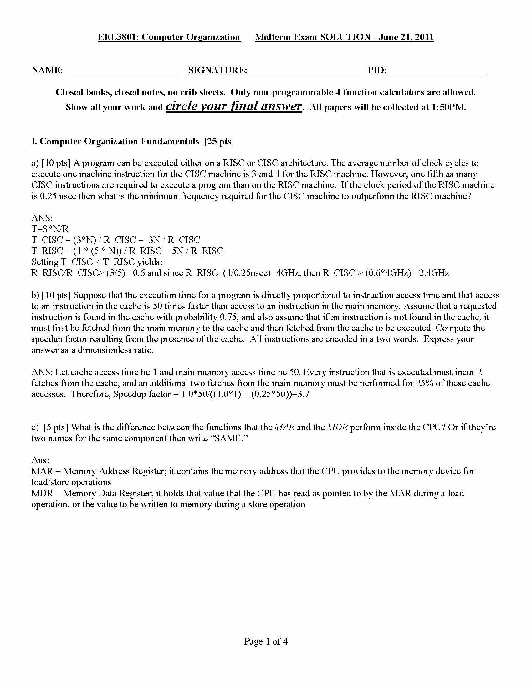 Computer Organization