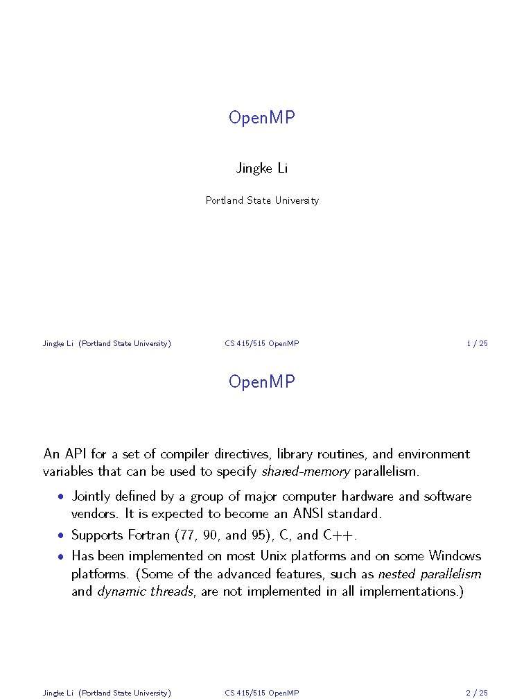 PARALLEL PROGRAMMING