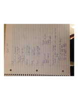 Class Notes Week 1