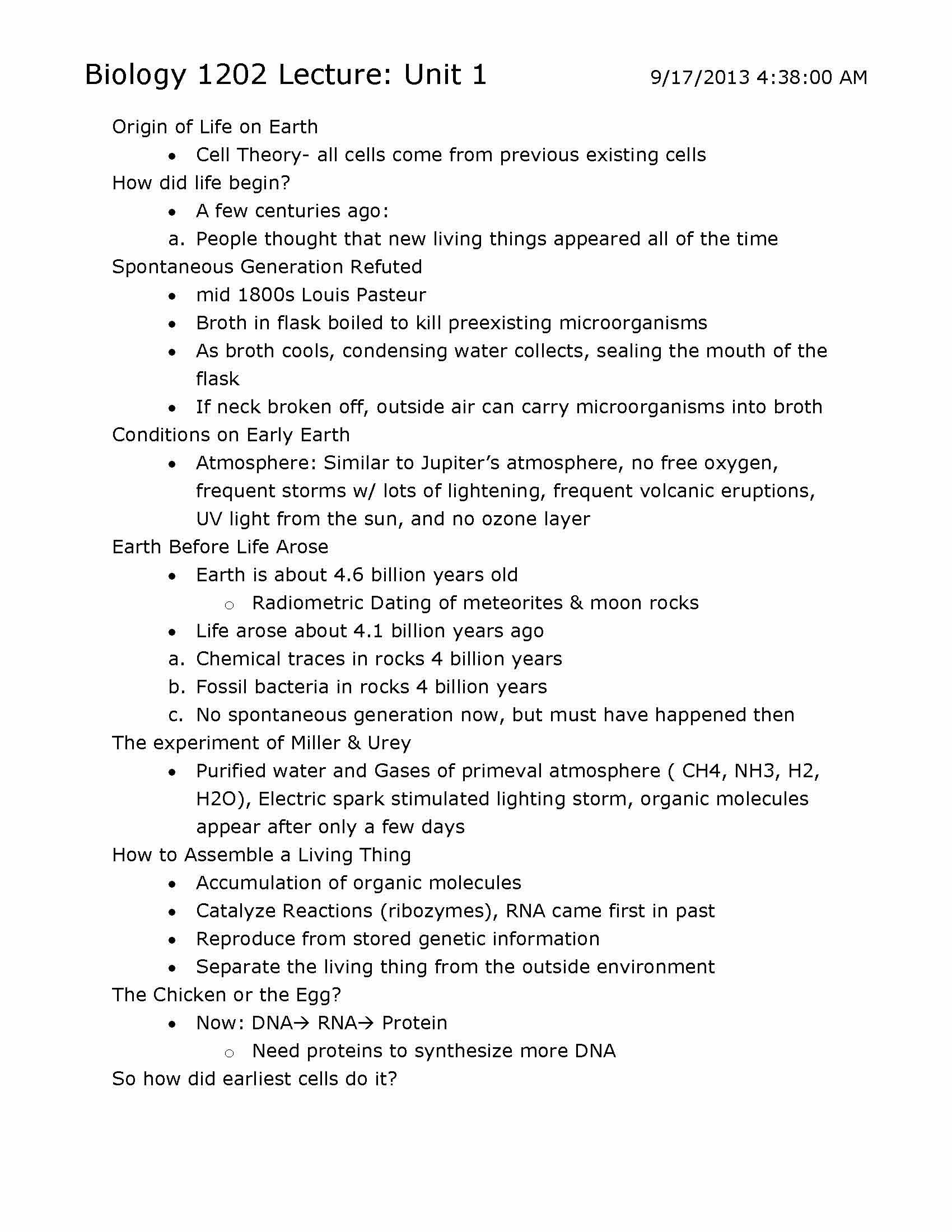 BIOL FOR SCI MAJ II