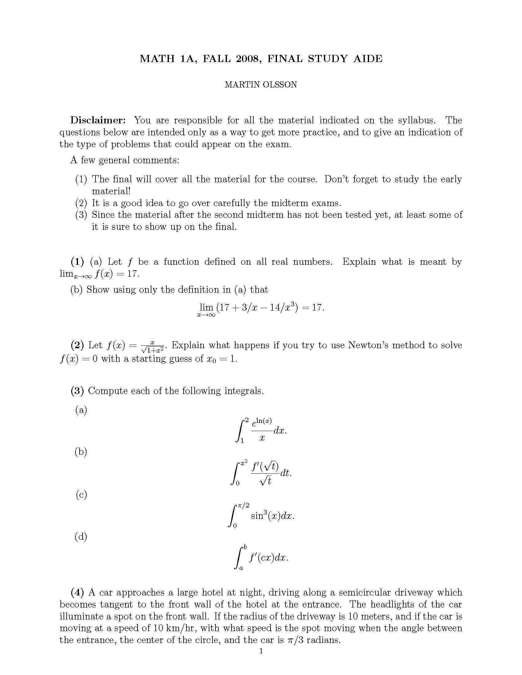 Calculus