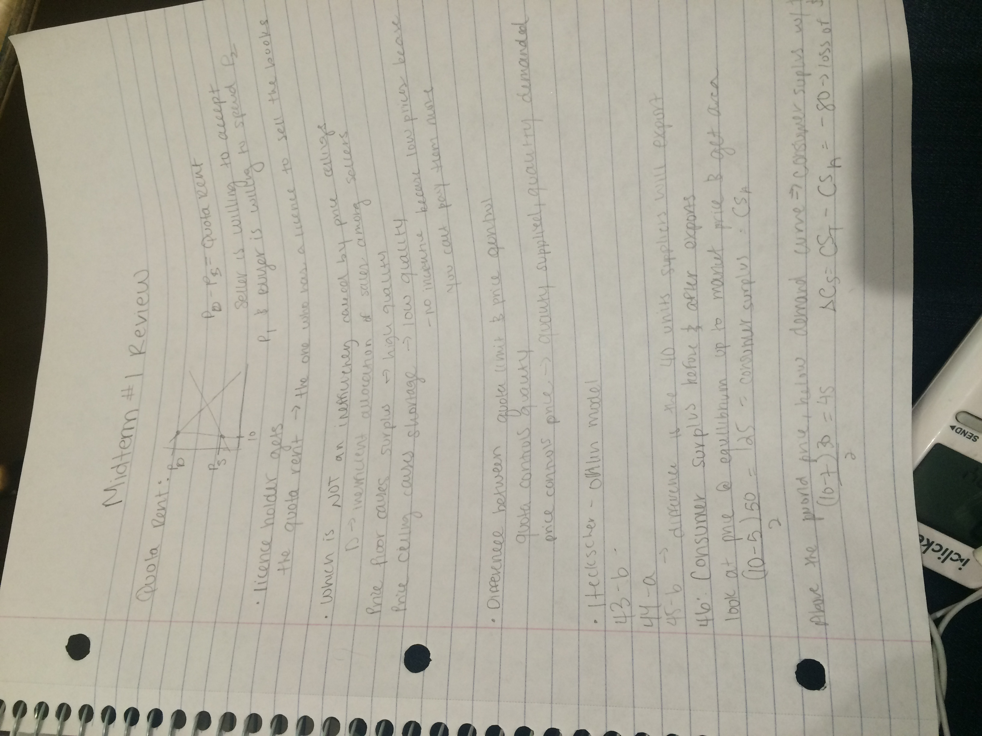 Review Session Midterm 1