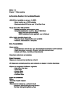 Chapter 7- Mass Waste